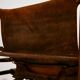 Hungarian calf leather lounge chair