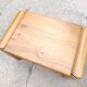 Brutalist bedside tables in elm
