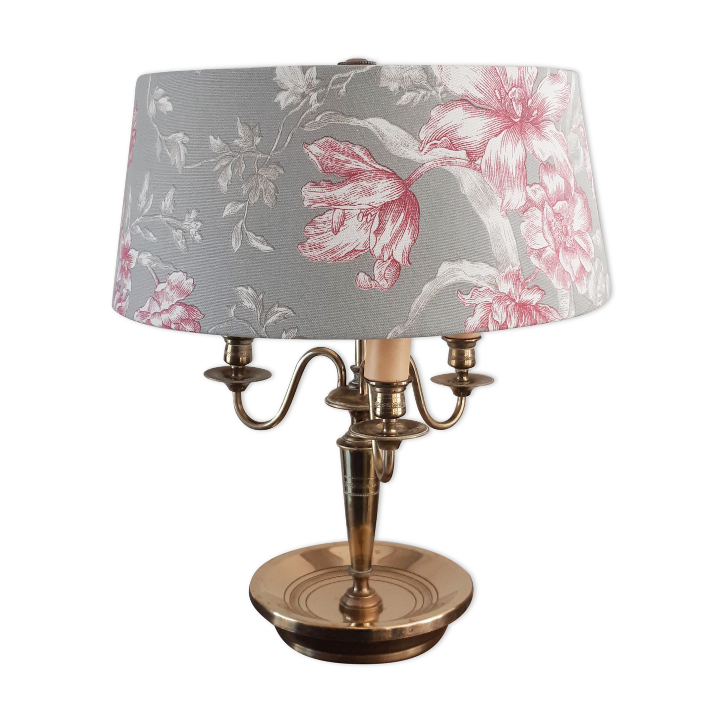 Bronze hot water bottle lamp