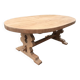 Oval farmhouse table