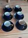 Six cobalt blue coffee cups, Sèvres