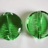 Pukeberg glass knife holders, Sweden 60's
