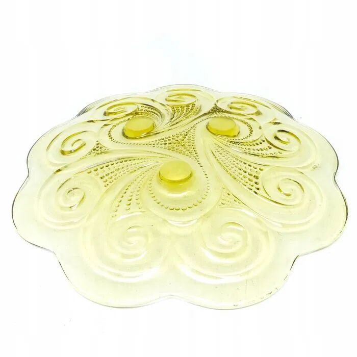 K4R Huta Józefina Assiette Citron ART DÉCO