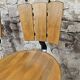 Lot de 3 tabourets de bar 1970 vintage