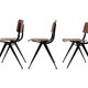 Eromes Marko vintage compass school chair