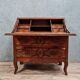 Commode bureau style Louis XV en noyer massif circa 1880