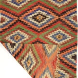 Anatolian handmade kilim rug 305 cm x 145 cm