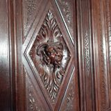 Buffet double-corp style Louis XIII 18eme siècle chène massif