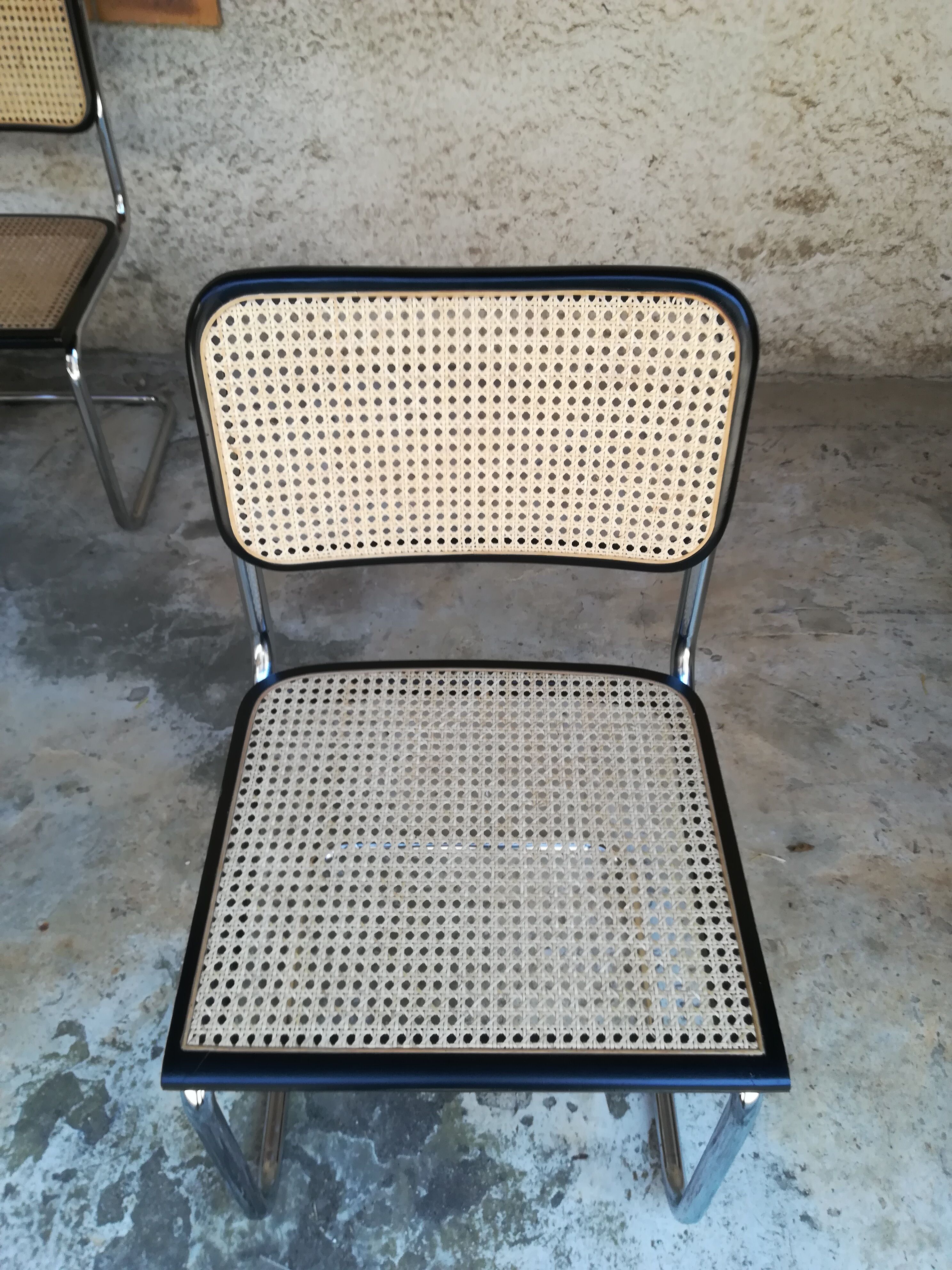 4 chairs b32 cesca by Marcel Breuer