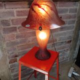 Mushroom lamp glass paste