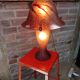 Mushroom lamp glass paste