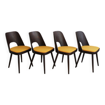 Set of Four Model 515 Chairs by TON Furniture