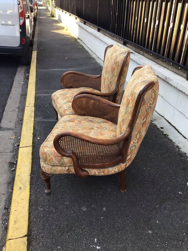 Paire de fauteuil chippendale