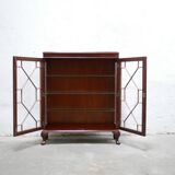 Old English wooden showcase