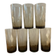 7 smoked glasses