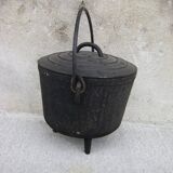 Old cast iron pot