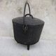 Old cast iron pot