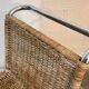 Set of 4 mr10 rattan chairs by mies van der rohe