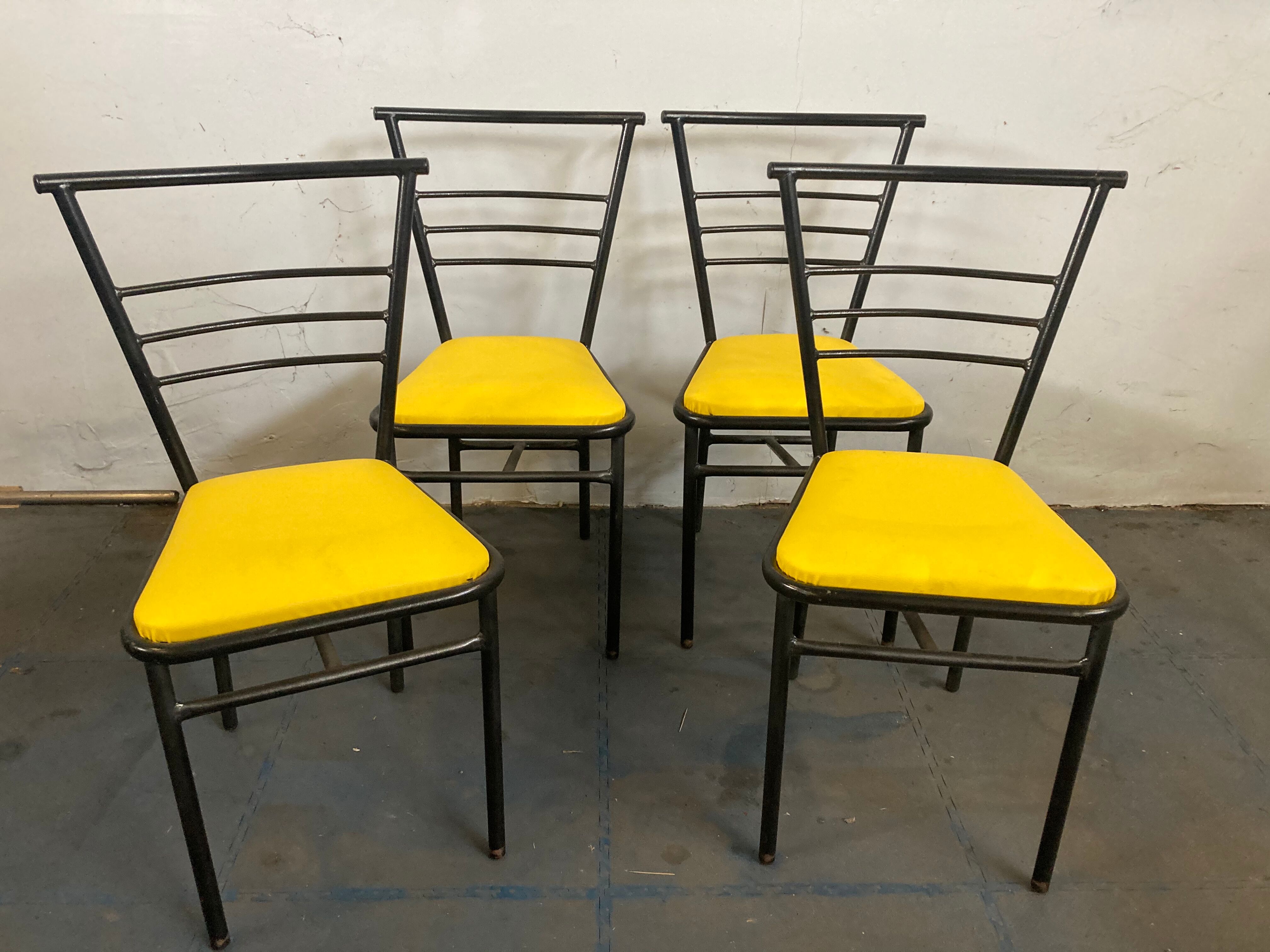 Vintage set of 4 designer chairs