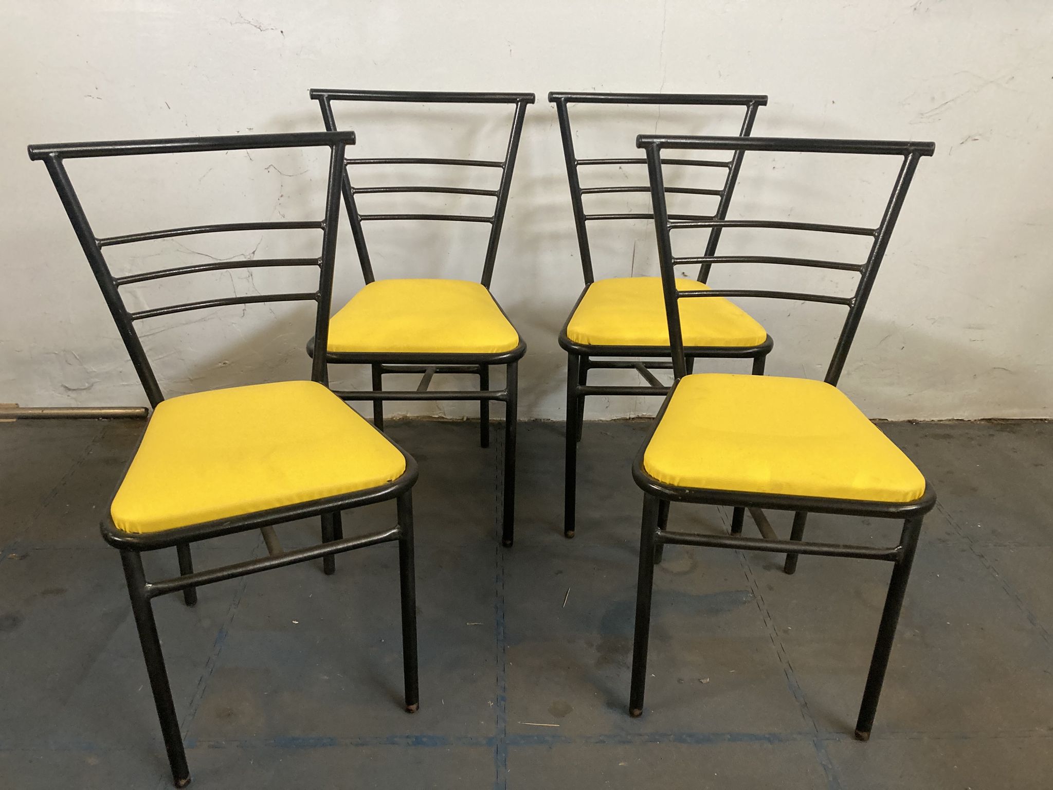 Vintage set of 4 designer chairs