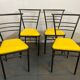 Vintage set of 4 designer chairs
