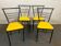Vintage set of 4 designer chairs
