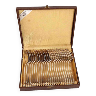 12 forks & 12 spoons silver plated 1930s