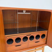 1950s vintage Torbjørn Afdal teak 'Bacchus' bar cabinet Norway