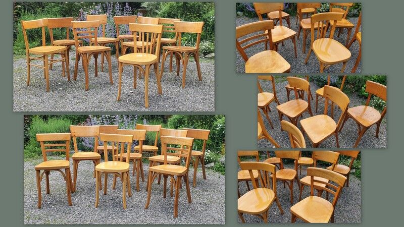 Lot 9 baumann bistro chairs and various