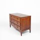 French rustic chest of drawers in solid oak with 3 drawers, ca. 1850