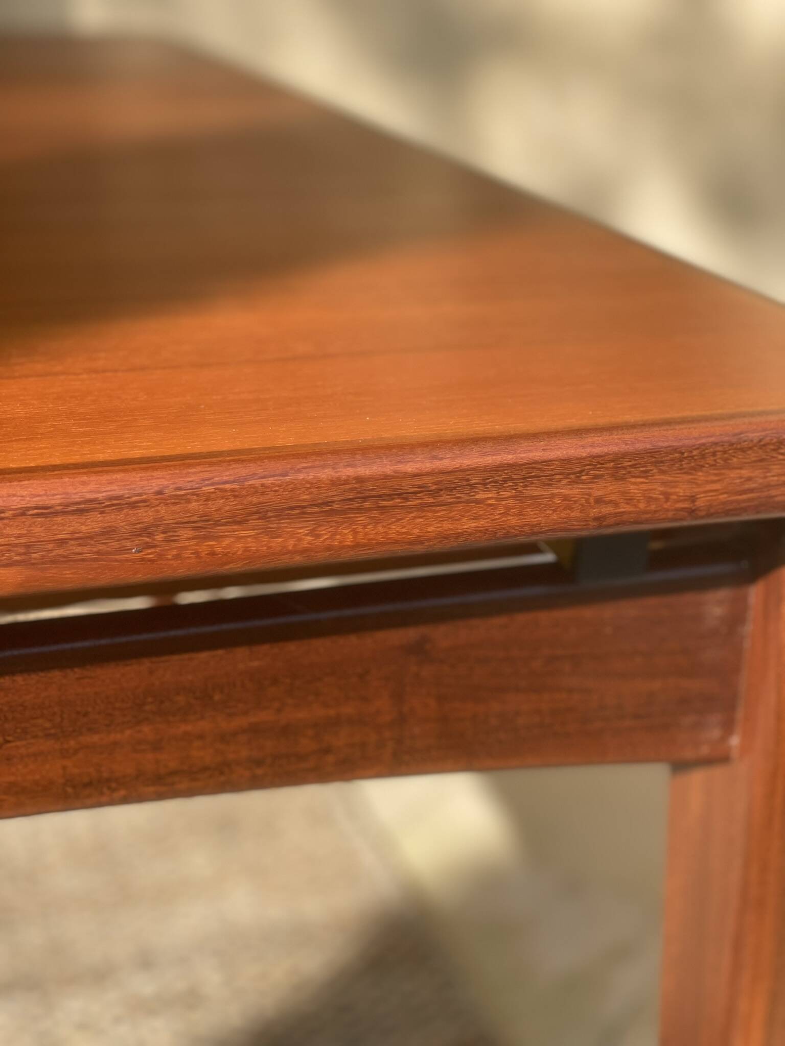 Scandinavian style Sam table in teak from the 60s