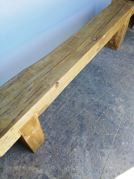 Bench in solid wood
