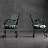 Sculptural Garden Armchairs, France, 1950s