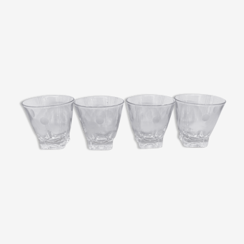 4 verres à digestif