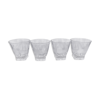 4 verres à digestif