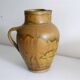 Handled stoneware vase by Michel Pastore