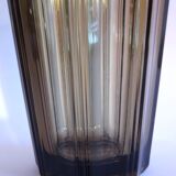 Brown glass vase