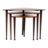Tables gigognes triangulaires Poul Thorsbjerg Jensen années 1950