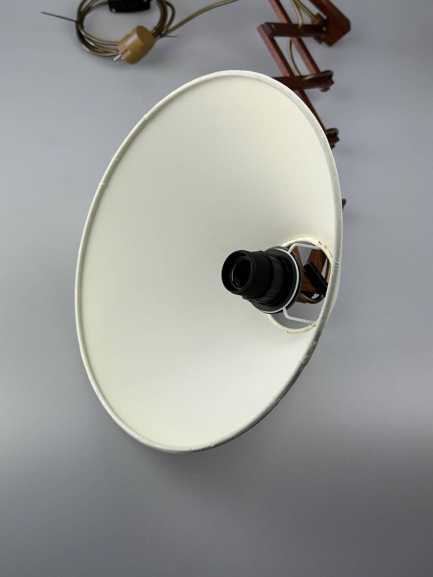 1960s/70s Teak Scissor Lamp Wall Lamp Mid Century Danish Design Denmark