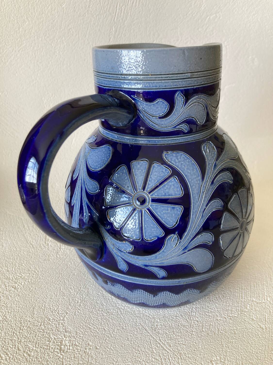 Pichet en grès d'Alsace Hubert Krumeich-Remmy Oberbetschdorf