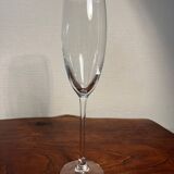 Coupe flûte verre à pied champagne cristal