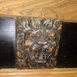 Dutch Renaissance-style cushion cabinet in solid wood