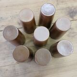 8 mugs/ tasses en grès vernisse