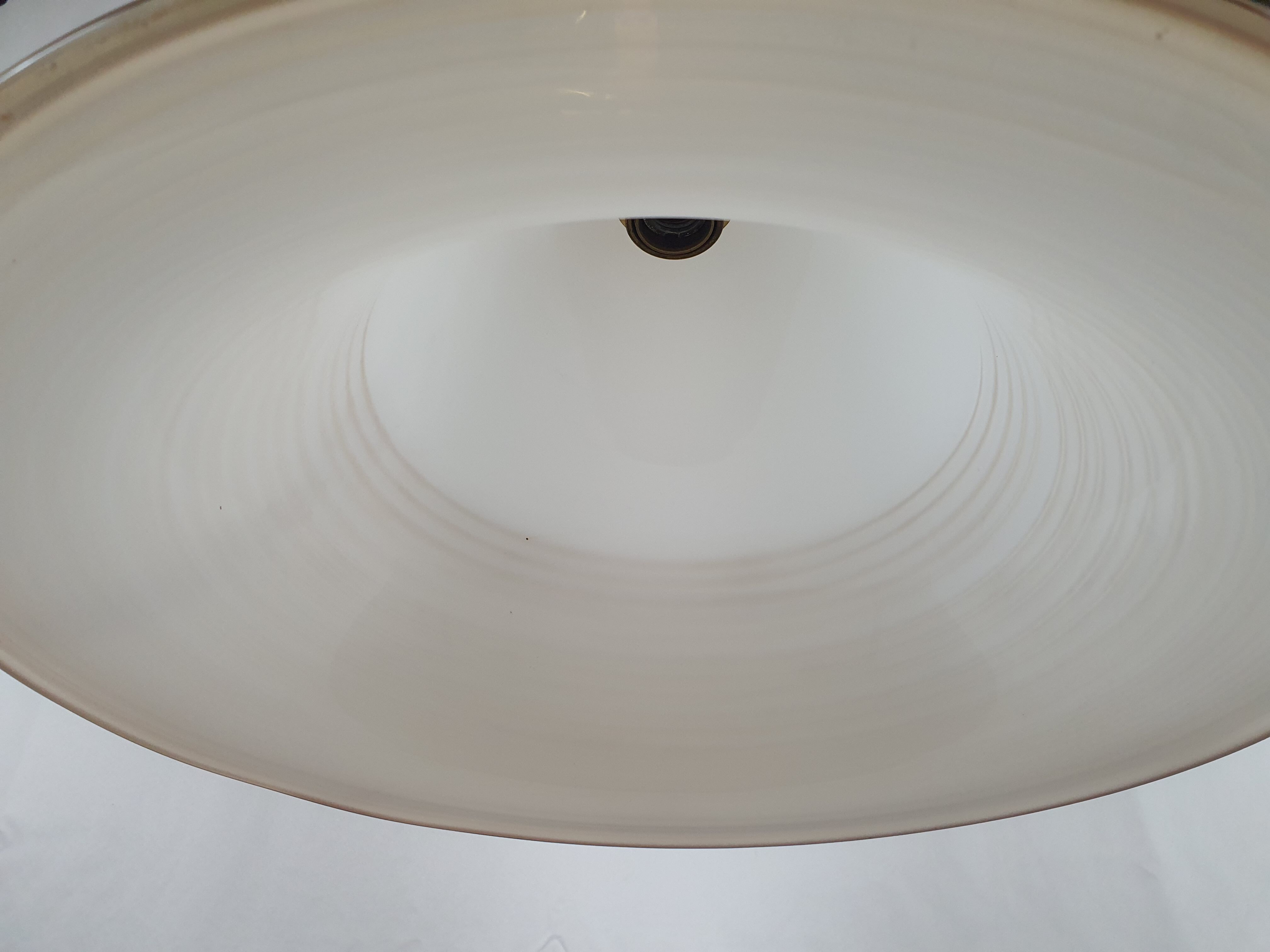 Lustre cloche en verre de Murano années 1970 Italie