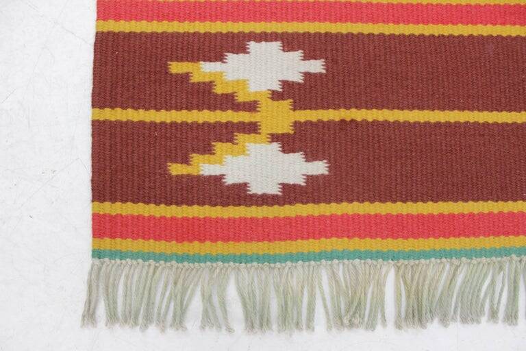 Tapis Kilim de style indien, années 1970
