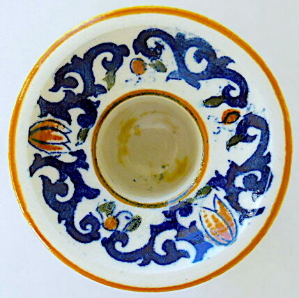 Gien's ancient earthenware candlestick