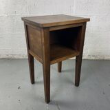 Wooden bedside table