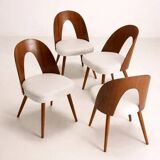 Set of four dining chairs, Antonín Šuman, 1960s, Czechoslovakia