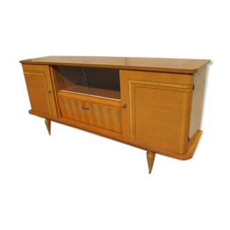 Sideboard Scandinavian of the 50s in oak and mahogany