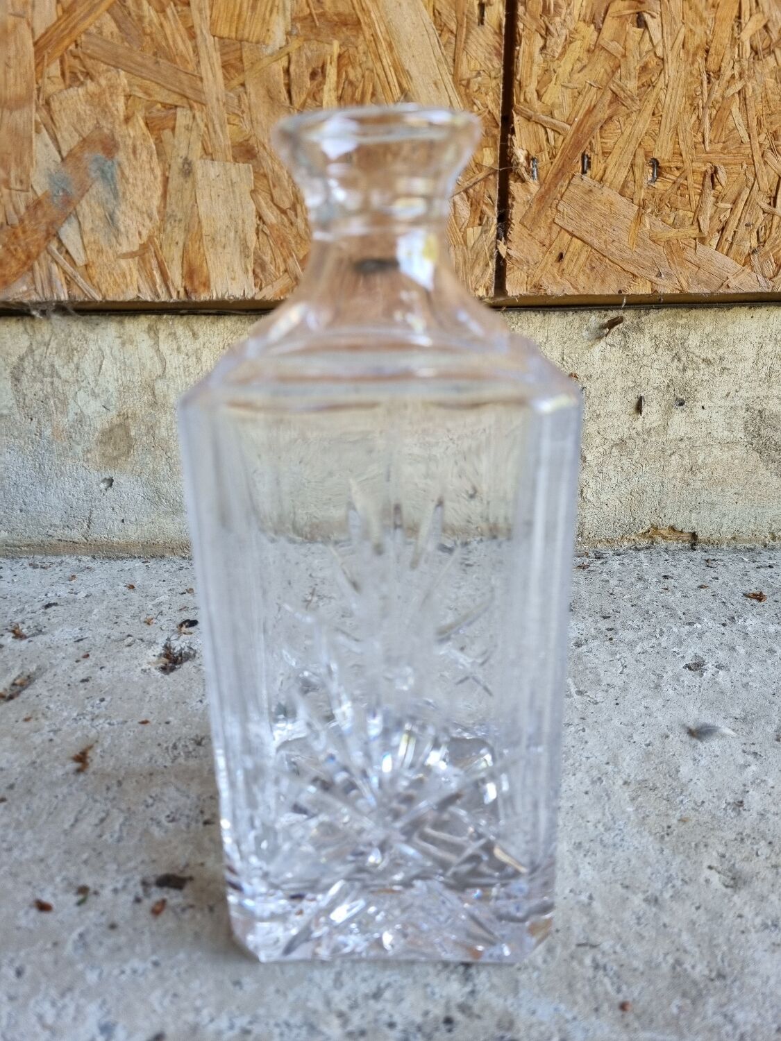 Crystal whisky decanter, 1970